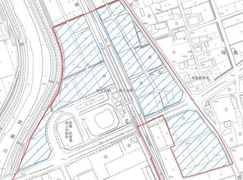 兵庫県三田市2022年1月26日区画整理事業住所変更区域図他１