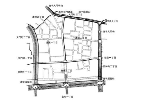 宮城県石巻市2022年3月19日区画整理事業住所変更区域図他１