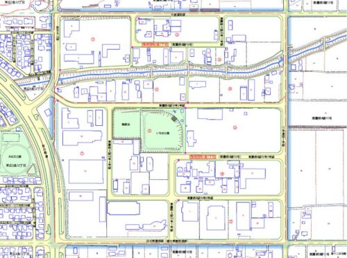 北海道旭川市2022年11月21日住居表示住所変更区域図他１