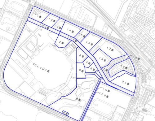 北海道北広島市2023年1月1日町名地番整理住所変更区域図他１