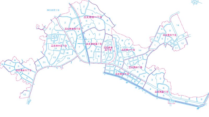 福岡県糸島市2022年11月5日住居表示住所変更区域図他１