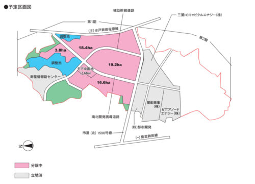 茨城県行方市2024年3月26日字の区域及び名称変更住所変更区域図他１
