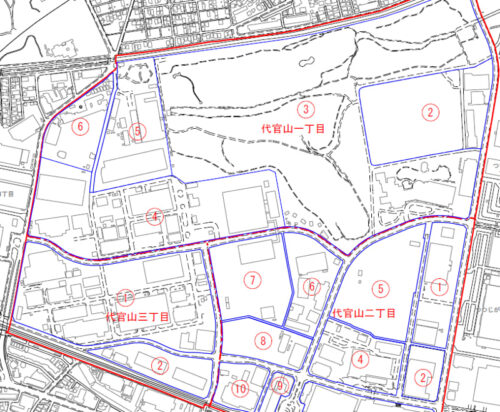 東京都昭島市2024年8月1日住居表示住所変更区域図他１