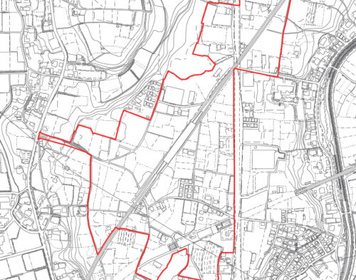 神奈川県横浜市泉区2024年9月2日区画整理事業住所変更区域図他１