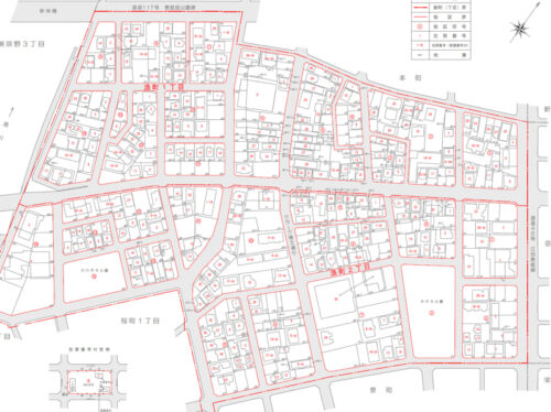 北海道恵庭市2025年9月27日住居表示住所変更区域図他１
