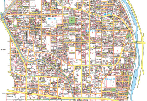 神奈川県平塚市2025年10月14日住居表示住所変更区域図他１