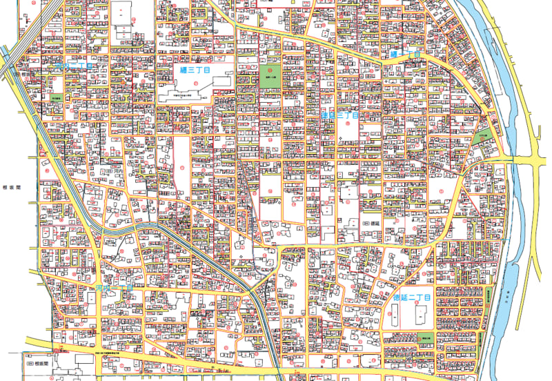 神奈川県平塚市2025年10月14日住居表示住所変更区域図他１