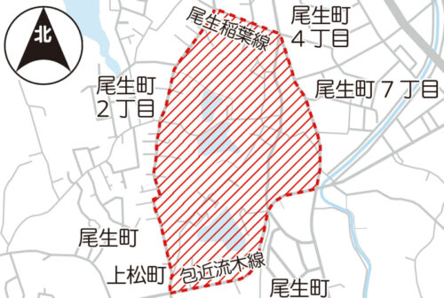 大阪府岸和田市2025年11月4日住居表示住所変更区域図他